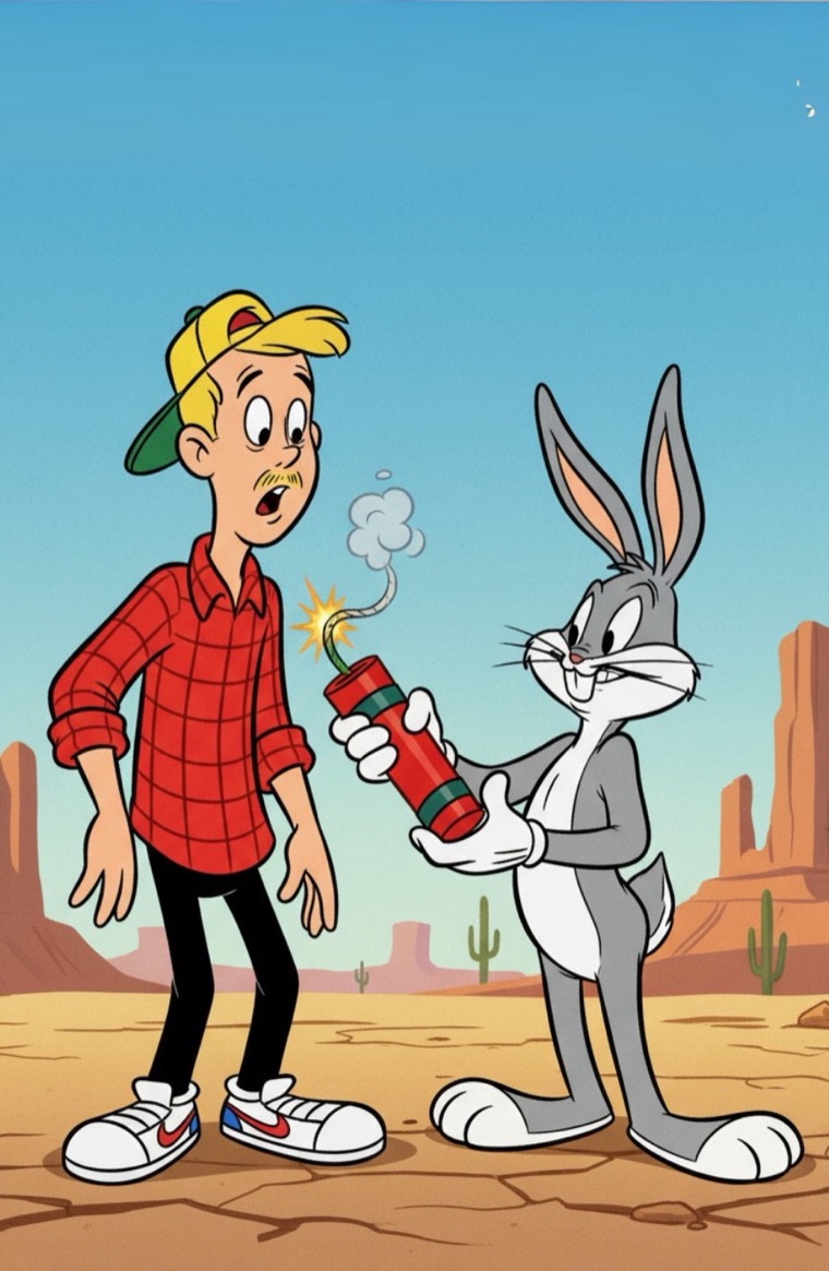 Bugs Bunny Luke Desert Dynamite Looney Tunes